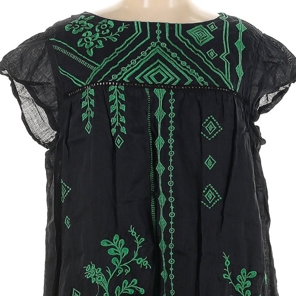 JOHNNY WAS Workshop Willow Petal Sleeve heavily embroidered Dress NWT - Picture 8 of 15